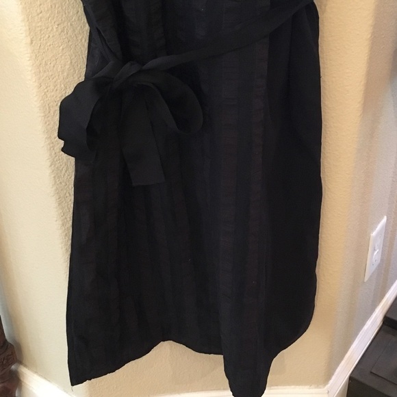 NWT~CAARA Black Oversized Dress w/ Tie Size Small - Picture 3 of 7